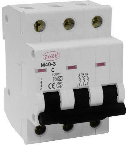 Zext Автоматичен Прекъсвач 40Спецификация Триполюсен AC A00-M403P-C40