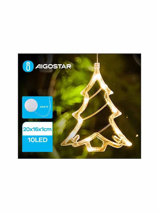 Aigostar Illuminated Christmas Plastic Figure Height 20cm