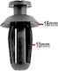 Car Plastic Clips 6pcs