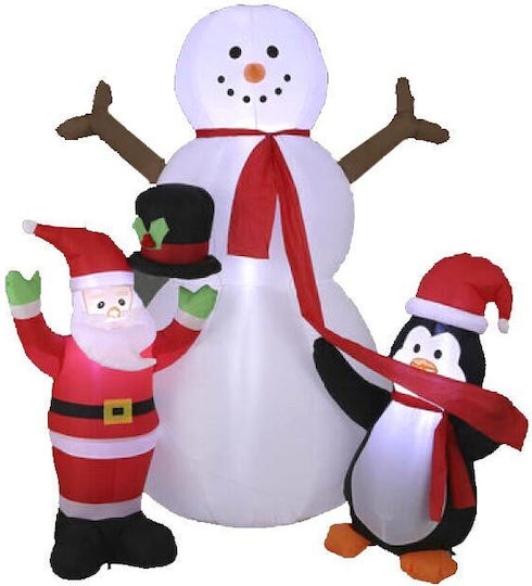 Beleuchtet Weihnachtliche Figur SNowman Höhe 210cm