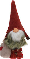 ArteLibre Christmas Metallic Figure Dwarf Red