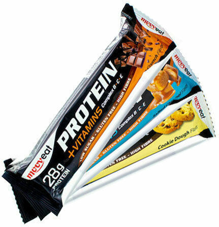 Mooveat Protein & Vitamins Riegel Protein mit Geschmack Choco Banana Mooveat 12x80gr