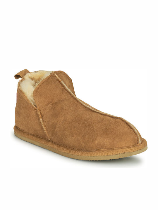 Shepherd Kinderhausschuhe Stiefel Braun