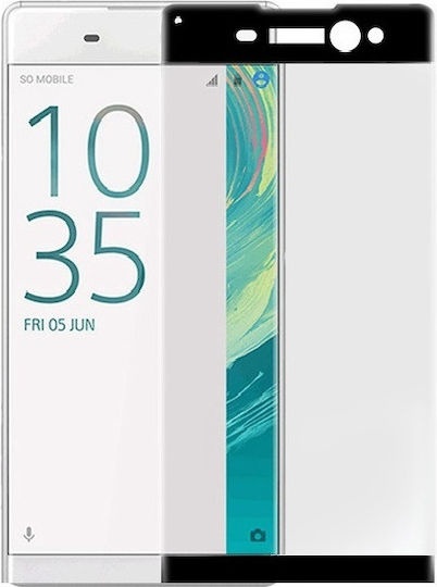 9h 5D 0.3mm Full Face Tempered Glass Μαύρο (Xperia XA)