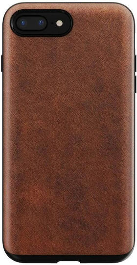 Nomad Rustic Silicone Back Cover Brown for iPhone 8/7 Plus