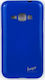 Beeyo Spark Back Cover Silicon Albastru (Galaxy J1 2016)