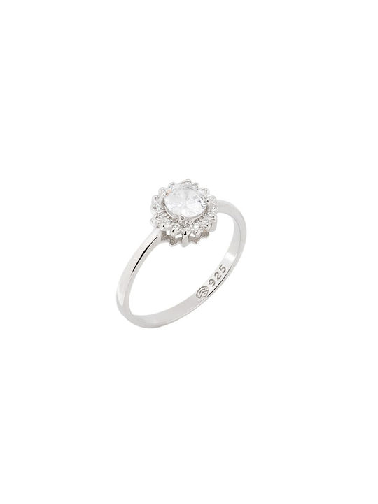 Prince Silvero Ring with Zircon made of Silver