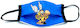 LiebeQueen Protective Mask Fabric Kids Blue 2MA131 1pcs