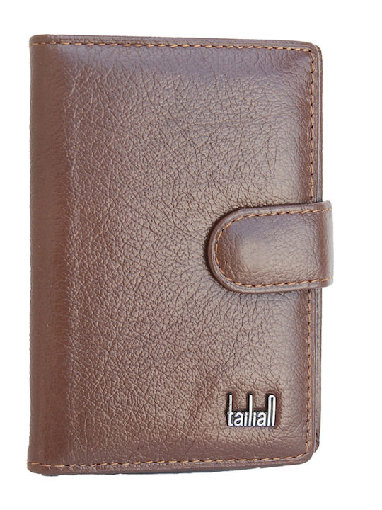 Leather Men's Wallet Cards Brown