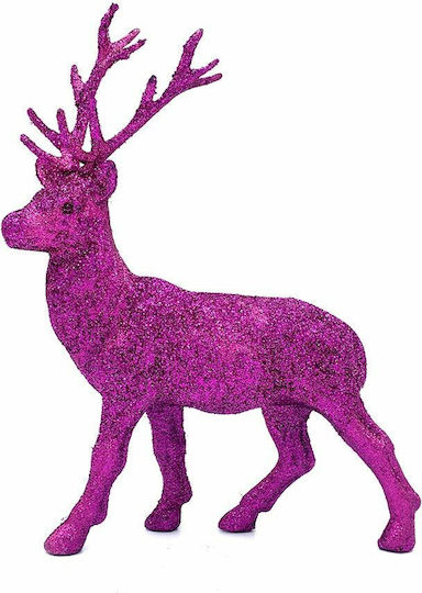 LiebeQueen Weihnachtliche Figur Rentier Lila