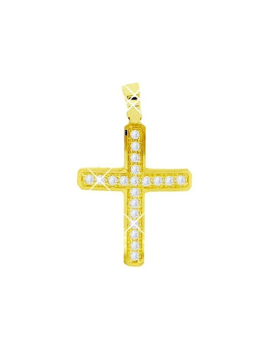 Xrisokosmima Damen Gold Kreuz 9K