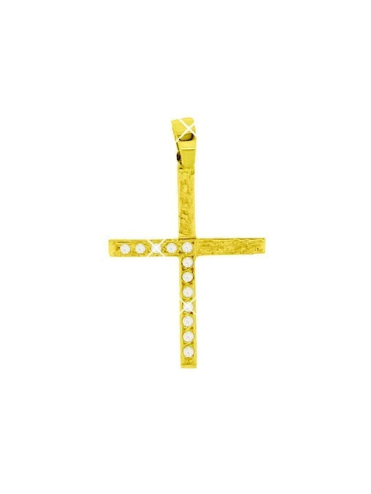 Xrisokosmima Damen Gold Kreuz 9K