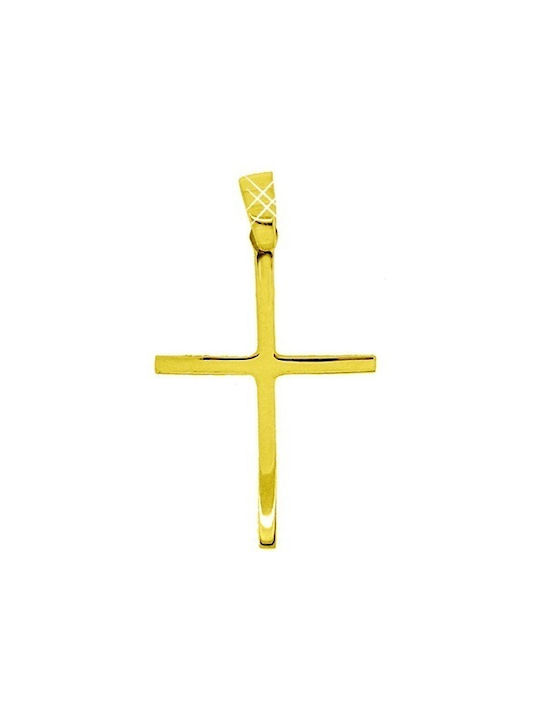 Xrisokosmima Herren Gold Kreuz 9K