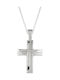 Women's White Gold Cross 14K