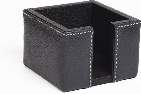 Leder Kartenständer in Grau Farbe 9x9cm 1 Stück