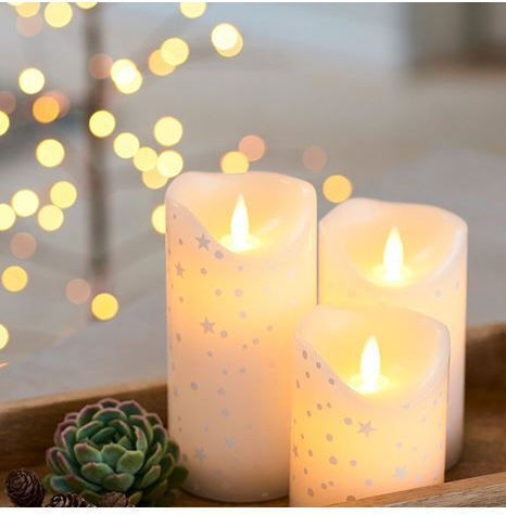 Sirius Decorative Lamp Wax Polish White 3pcs