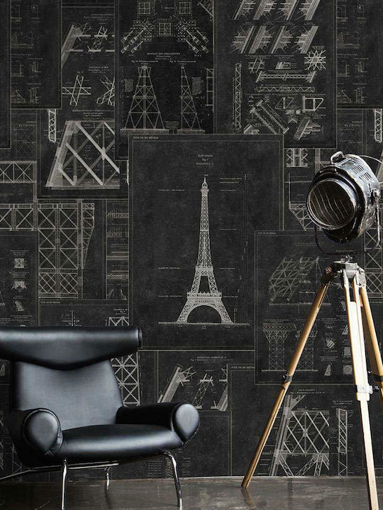 Wallpaper Black L300xW300cm