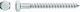 Lux Tools Coach Screw Hexagon Galvanized with Diameter M10 and Length 70mm 50pcs