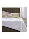 Aigaion Piqué Decke Übergröße 240x270cm Weiße