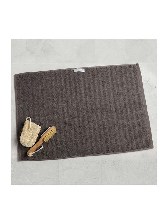 Fieldcrest Bath Mat Cotton Gray 50x70cm