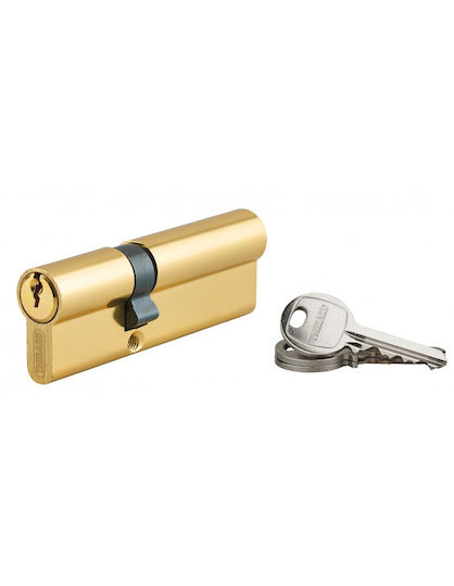 Thirard Lock Cylinder 90mm (35-55) with 3 Keys Gold