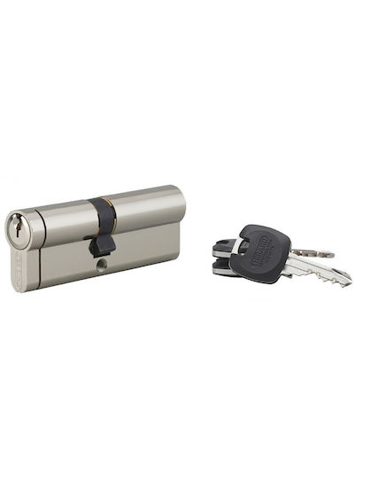 Thirard Lock Cylinder Security 85mm (40-45) with 3 Keys Silver
