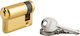 Thirard Lock Cylinder Half 50mm (40-10) with 3 ...