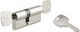 Thirard Lock Cylinder Security 75mm (35-40) with 3 Keys Silver