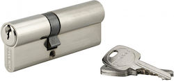 Thirard Lock Cylinder Security 85mm (35-50) with 3 Keys Silver