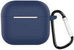 Devia Θήκη Σιλικόνης με Γάντζο σε Μπλε χρώμα για Apple AirPods 3