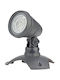 Oase Outdoor Floor Lamp Projector 3W with Warm White Light Gray