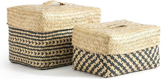 La Redoute Interieurs Wicker Decorative Baskets Set 2pcs