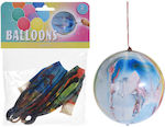 Set of 2 Balloons Multicolour Round