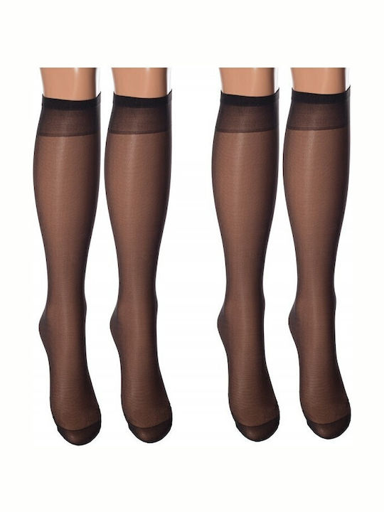 Дамски чорапи 20 Ден 2Pack Черен