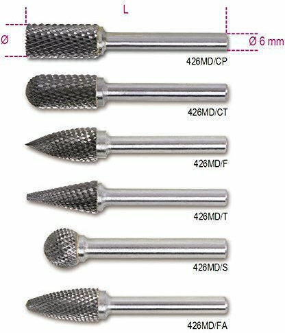 Beta Cutter Bit Carbide for Metal 8mm x 69mm x 6mm