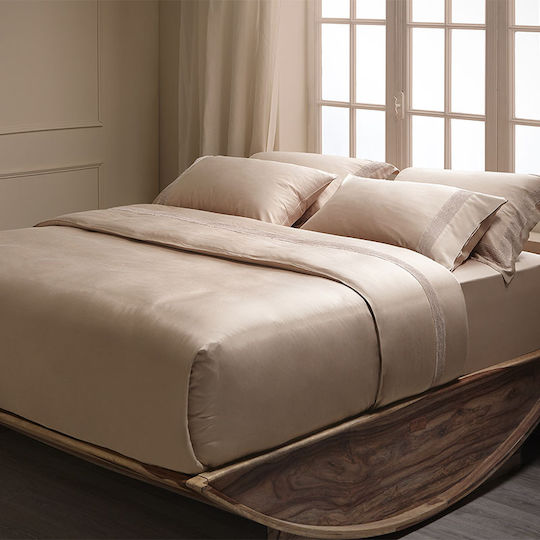 Hauz Bettlaken Super-Doppel 250x290cm. Rosa