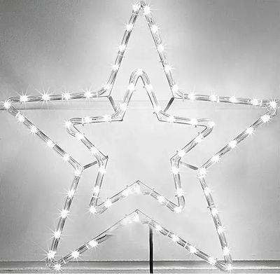 Plastic Illuminated Christmas Decorative Pendant Star