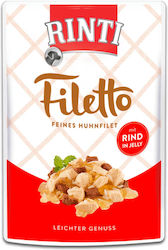Rinti Filetto Nassfutter Hunde in Beutel mit Hu...