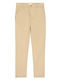 Kids' Chino Fabric Pants Beige