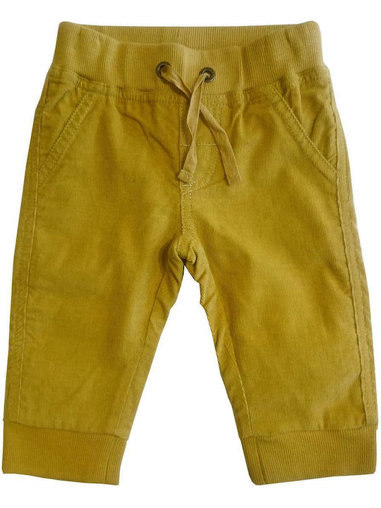 Brums Boys Fabric Trouser Yellow