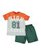 Kids' Set with Shorts Summer 2pcs Gray
