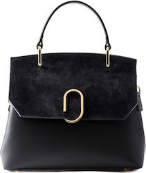 E-shopping Avenue Leather Women's Bag Handheld Black