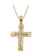 Femeiesc Aur Cruce 14K