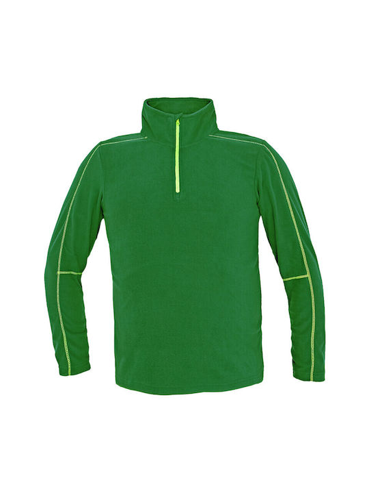Cerva Welburn Bărbătesc Cu mânecă lungă Hanorace de Lucru Verde Fleece