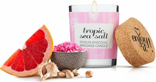 Magnetifico Tropic Sea Salt Aphrodisiac Massage Candle Perfume Candle with Pheromones 70ml