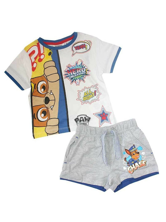 Nickelodeon Kids Set with Shorts Summer 2pcs White Se1342