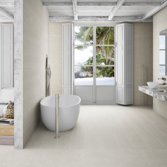 Argenta Ceramica Mimesis Snow Placă Interior Ceramic Mat 150x25cm Alb