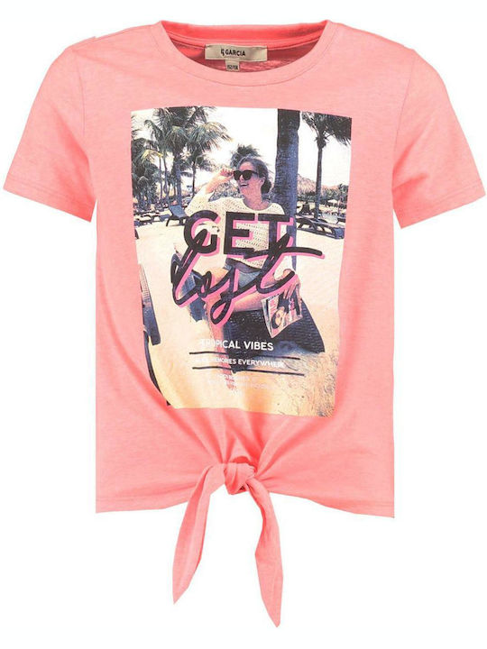 Kinder-T-Shirt Fuchsie Photo Print