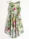 Woven Dress Sleeveless Kinderkleid Ärmellos Grün