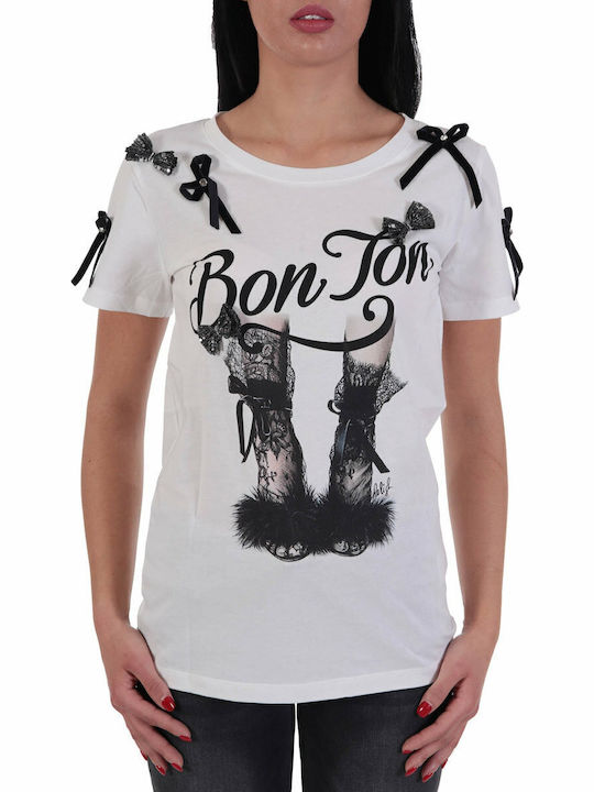 Potter Druck Legs Damen T-Shirt Weiß
